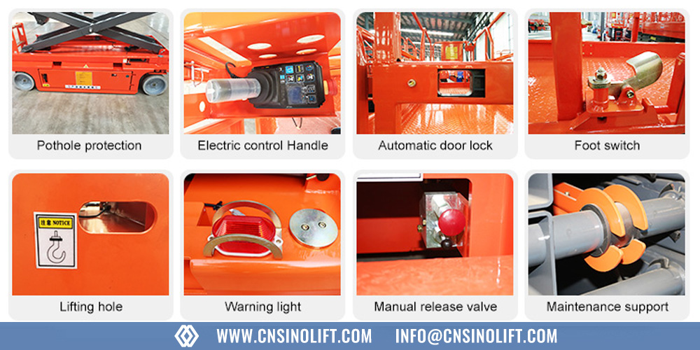 Scissor lift safety devices inspection