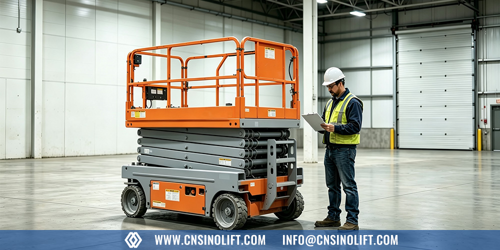 Scissor lift pre-use inspection checklist