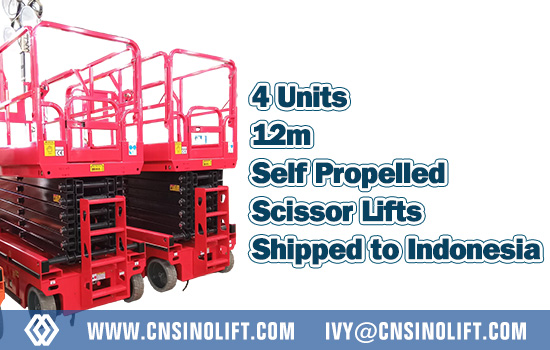 Electric scissors lift