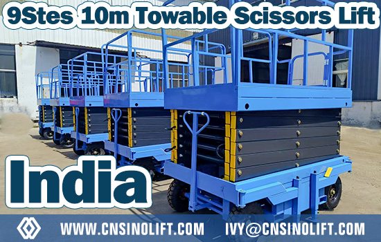 Towable scissors lift